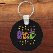 Porte-clés Boo Hands American Sign Language Pride ASL Hallowe (Recto)