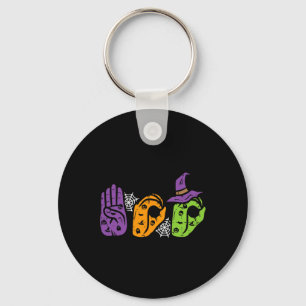 Porte-clés Boo Hands American Sign Language Pride Asl Hallowe