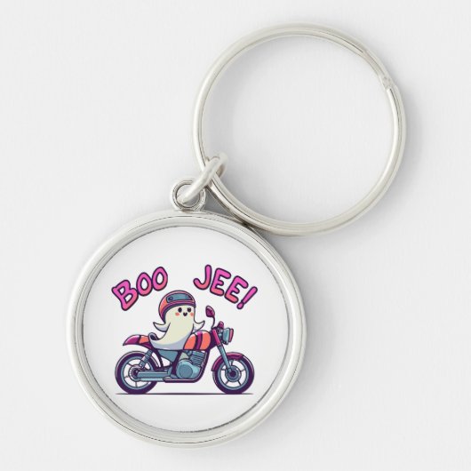 Porte-clés Boo Jee à moto (Devant)