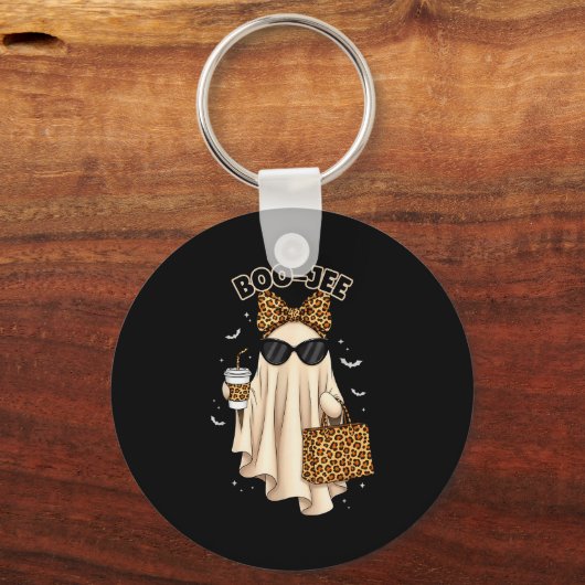 Porte-clés Boo Jee Boujee Ghost Halloween October Vibes Soky (Recto)