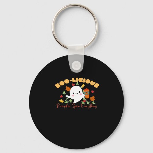 Porte-clés Boo-Licious épice Citrouille Tout l'essentiel (Recto)