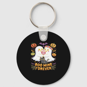 Porte-clés Boo Mine Forever Mignonne Fantômes Noir Chat Aimer