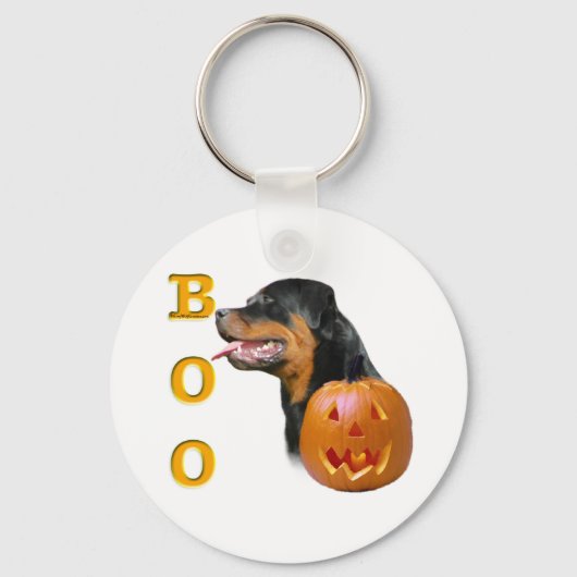 Porte-clés Boo Rottweiler (Recto)
