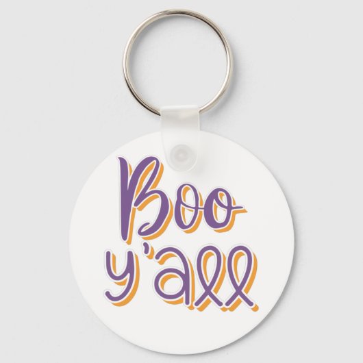 Porte-clés Boo Y'all (Recto)