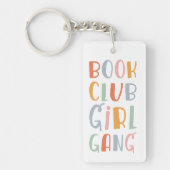 Porte-clés Book Club Girl Gang (Devant)