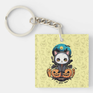 Porte-clés Booko to You Too Bat chat mignonne ailes et Citr