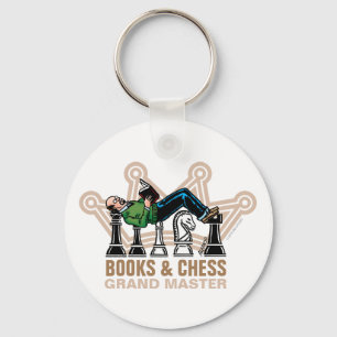 Porte-clés Books & Chess Grand Master