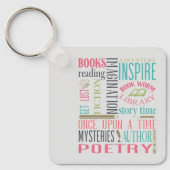 Porte-clés Bookworm Subway Art Porte - clé (Recto)