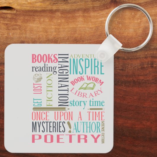 Porte-clés Bookworm Subway Art Porte - clé (Verso)