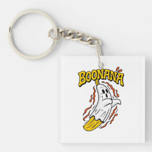 Porte-clés Boonana Mignon Fantôme Banane Halloween