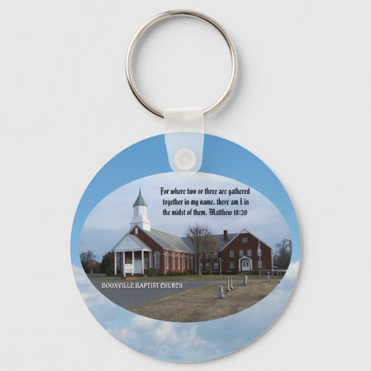 PORTE-CLÉS BOONVILLE BAPTIST ÉGLISE PORTE - CLÉ (Recto)