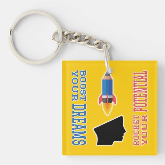Porte-clés Booster de rêve et Rocket potentielle (Devant)