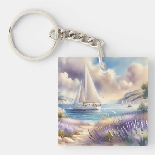 Porte-clés Bord de mer de la Lavande (Devant)