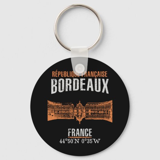 Porte-clés Bordeaux (Recto)