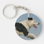Porte-clés Border collie courant 2 (Devant)