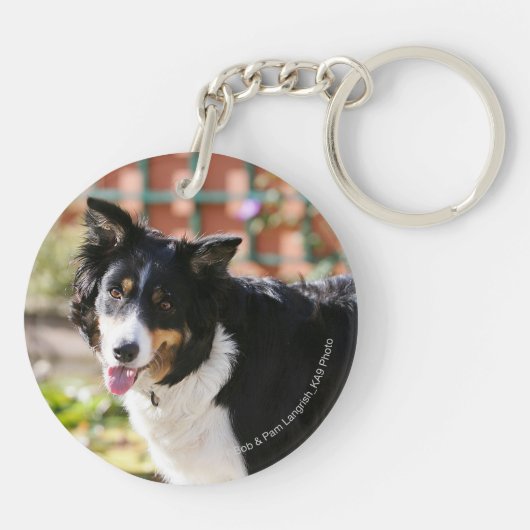 Porte-clés Border collie haletant 1 (Dos)