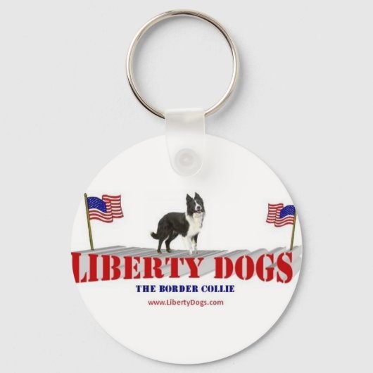 Porte-clés Bordure Collie (Recto)
