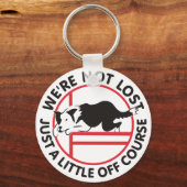 Porte-clés Bordure Collie Agilité hors cours (Recto)