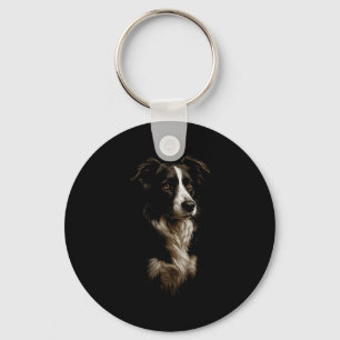 Porte-clés Bordure Collie Don de chien pour hommes femmes Chi