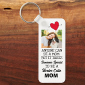 Porte-clés Bordure Collie...Meilleure Maman Personnalisée (Recto)