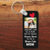 Porte-clés Bordure Collie...Meilleure maman Personnalisée dou (Recto)