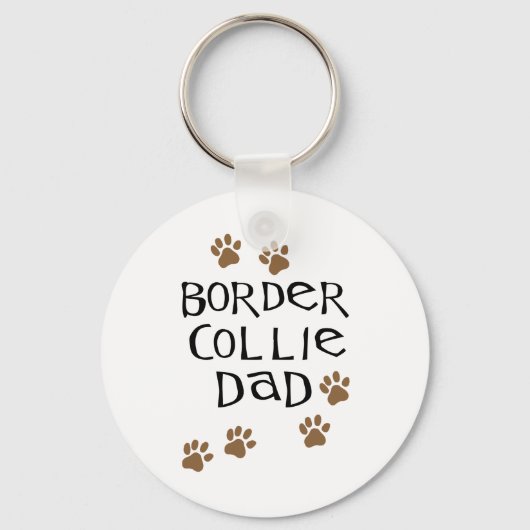 Porte-clés Bordure Collie Papa (Recto)