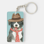 Porte-clés Bordure Collie Papa (Dos)