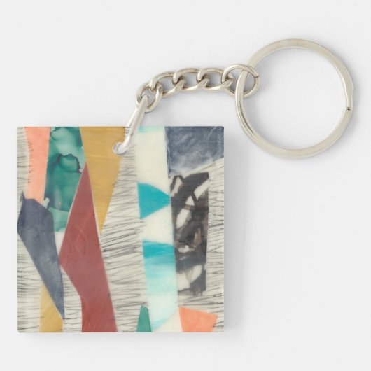 Porte-clés Bordure couleur II (Dos)