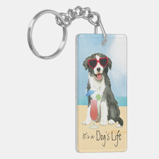 Porte-clés Bordure d'été Collie Porte - clé (Devant gauche)