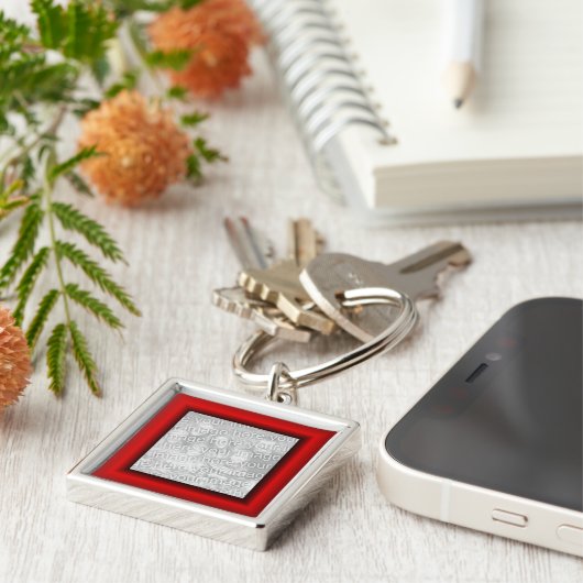 Porte-clés Bordure rouge (Côté)