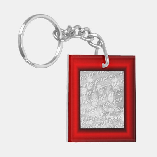 Porte-clés Bordure rouge (Devant gauche)