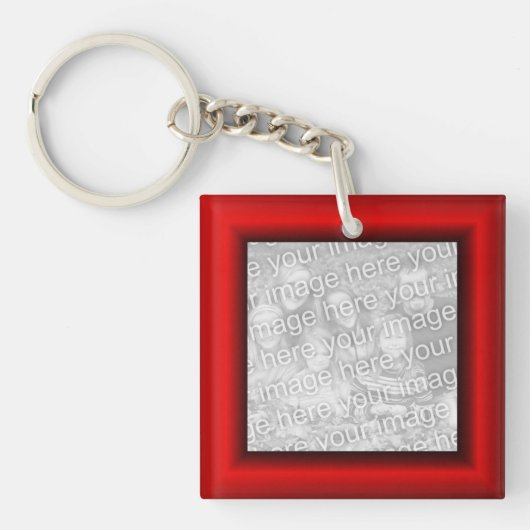 Porte-clés Bordure rouge (Devant)