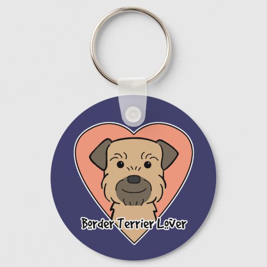 Porte-clés Bordure Terrier Lover (Recto)