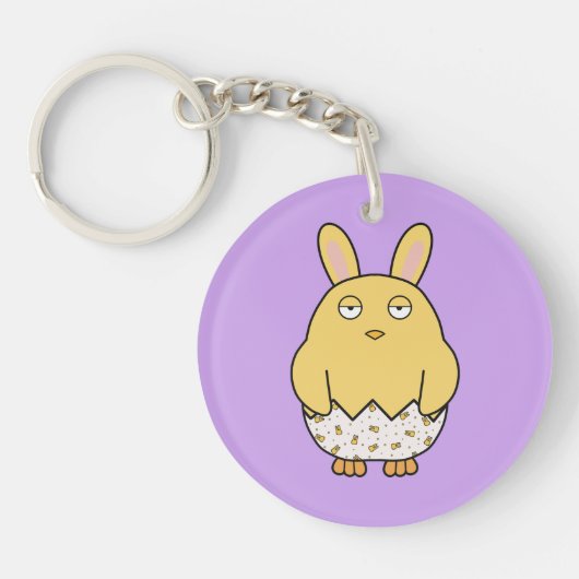 Porte-clés Bored Bunny Chick (Devant)