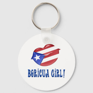 Porte-clés Boricua Girl