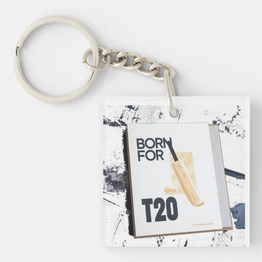 Porte-clés Born For T20 Cricket Graphic Tee (Devant)
