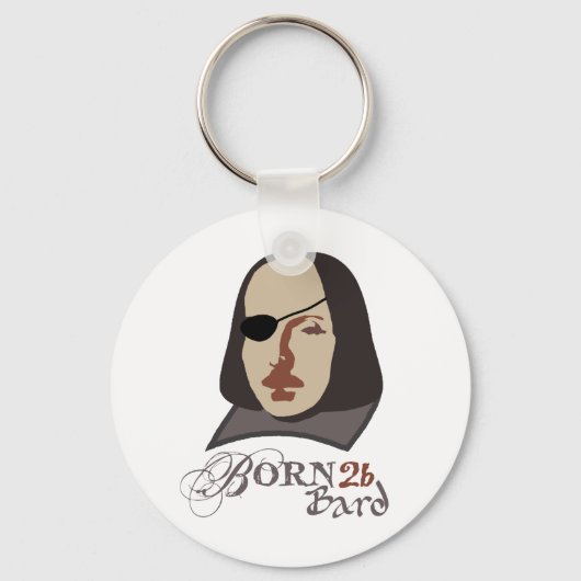 Porte-clés Born To Be Bard (Recto)