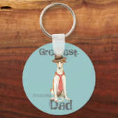 Porte-clés Borzoi Papa (Recto)