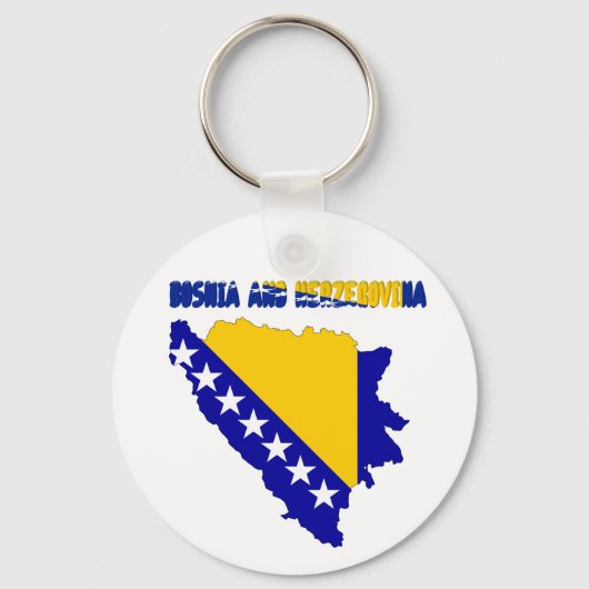 Porte-clés Bosnian country flag (Recto)