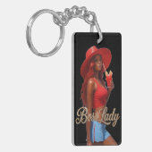 Porte-clés Boss Lady Acrylic Keychain (Devant gauche)