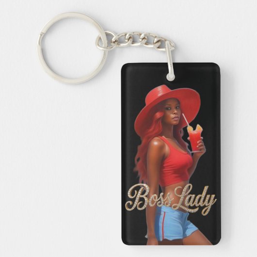 Porte-clés Boss Lady Acrylic Keychain (Devant)