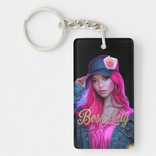 Porte-clés Boss Lady Acrylic Keychain (Devant)