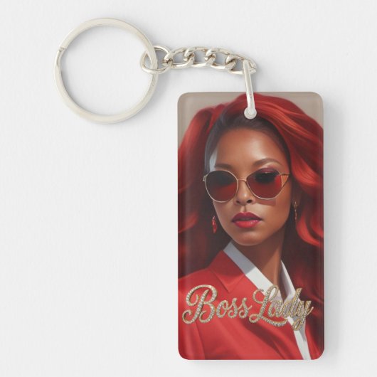 Porte-clés Boss Lady Acrylic Keychain (Devant)