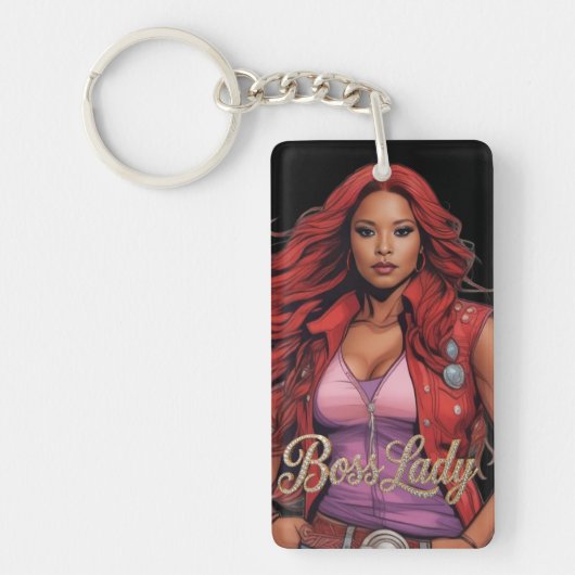 Porte-clés Boss Lady Acrylic Keychain (Devant)
