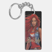 Porte-clés Boss Lady Acrylic Keychain (Devant gauche)
