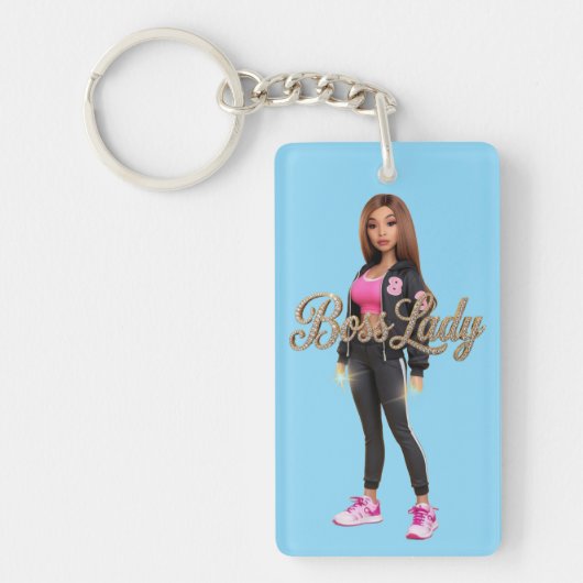 Porte-clés Boss Lady Acrylic Keychain (Devant)