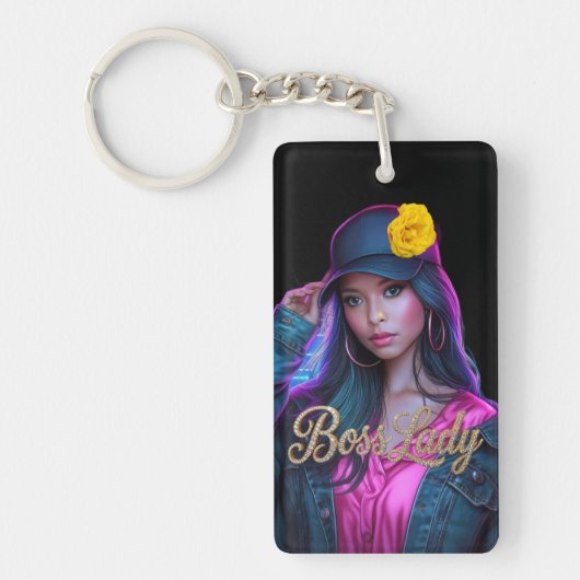 Porte-clés Boss Lady Acrylic Keychain (Devant)