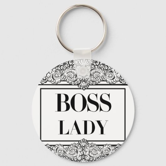 Porte-clés Boss Lady - Citation positive (Recto)