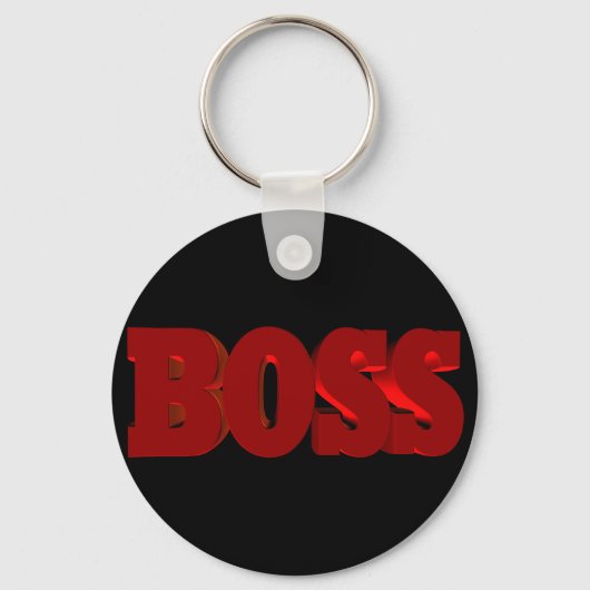Porte-clés Boss rouge (Recto)