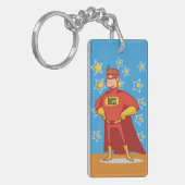 Porte-clés Boss Superhero en Fête des pères (Devant gauche)